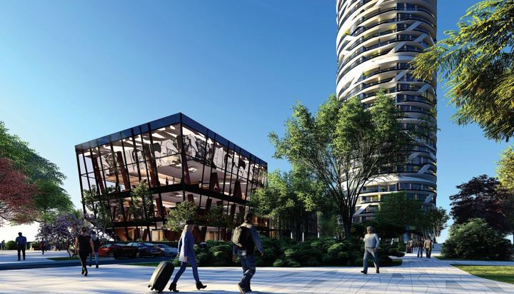 Wohn- und Geschäftskomplex mit Kongresszentrum, Marijin Dvor, Sarajevo