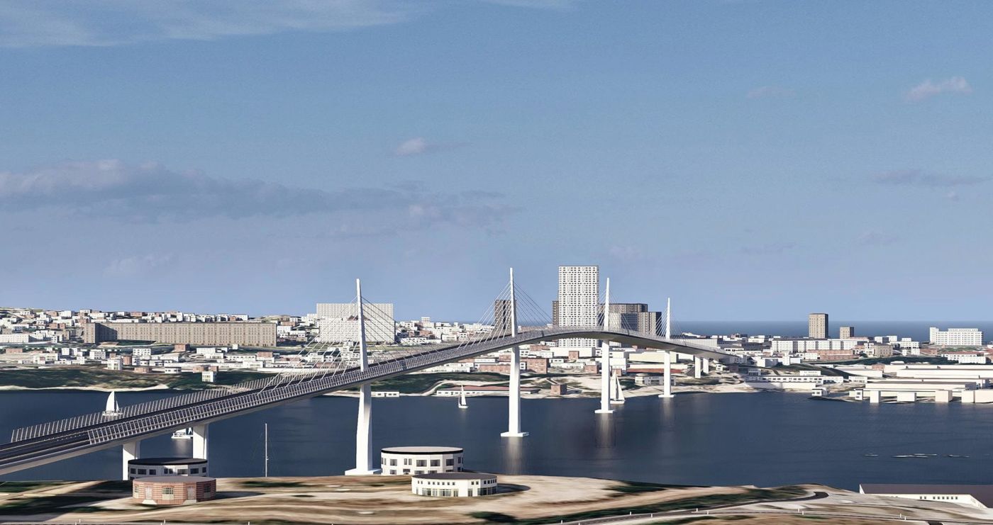 Brücke über die Bucht von Kaštela