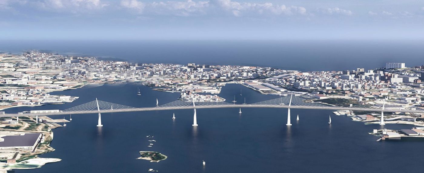 Brücke über die Bucht von Kaštela