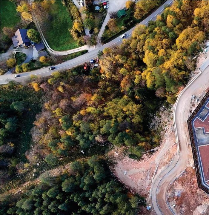 Außenanlagen – Roof Gardens, Trebević, Sarajevo